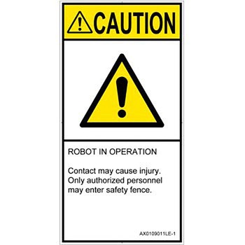 PL警告表示ラベル(ANSI準拠)│その他の危険：一般的な警告│英語(タテ) SCREENクリエイティブコミュニケーションズ