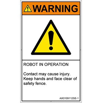 PL警告表示ラベル(ANSI準拠)│その他の危険：一般的な警告│英語(タテ) SCREENクリエイティブコミュニケーションズ