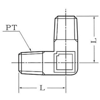黄銅製管継手 ねじ込み継手 BLL オスエルボ フジトク