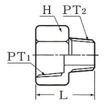 黄銅製管継手 ねじ込み継手 BSM メスオスソケット フジトク