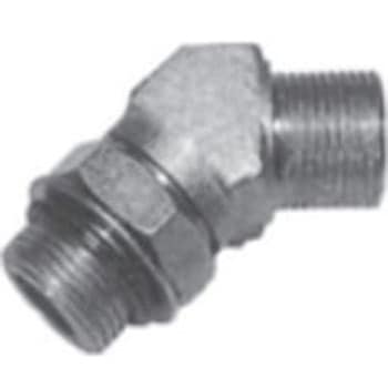 炭素鋼 ホースアダプター(O.R) SWO-6 45°座付エルボ フジトク