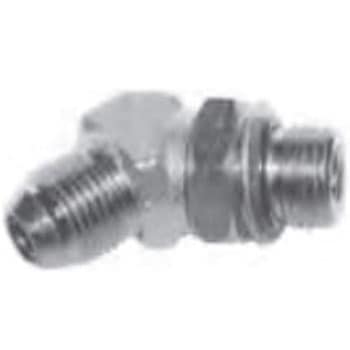 炭素鋼 ホースアダプター(O.R) SWO-5GU G×UNF45°座付エルボ フジトク