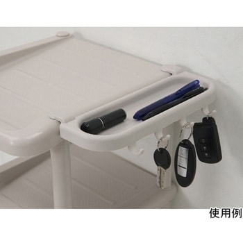 シューズラック 4段+トレー ベージュ 和泉化成
