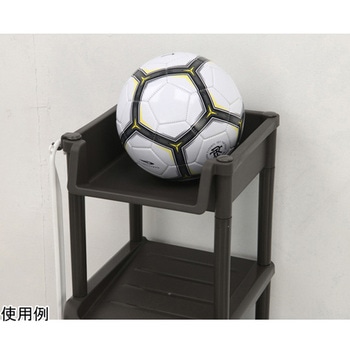 シューズラック 4段+トレー ブラウン 和泉化成