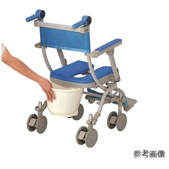 シャトレチェアD 4輪自在/O型バケツ付 ウチエ