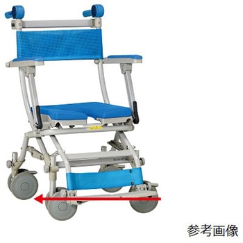 シャトレチェアD 4輪自在/O型バケツ付 ウチエ