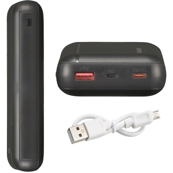 モバイルバッテリー 20000mAh PD対応 18W出力 オーム電機
