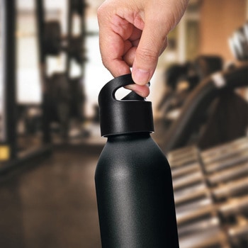 ポータブルアルミボトル650ml  ブラック カクセー