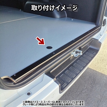 200系ハイエース フロアパネル用スペアタイヤキャップ プロダックス
