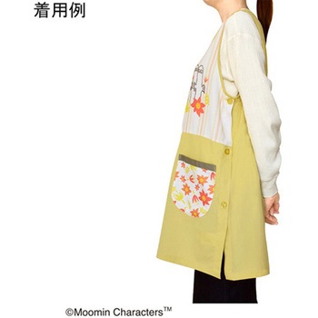 ムーミンエプロン イエロー セントレディス