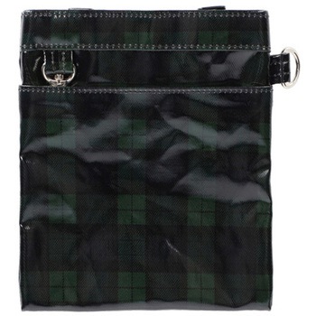 メルヘンポケットペンケース チェック 緑 アズワン