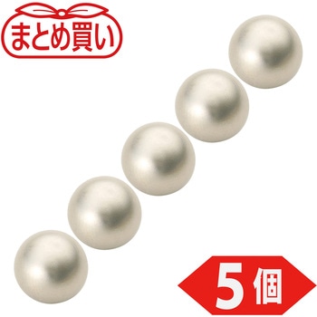 まとめ買い ネオジム磁石(ボール型) シルバーメッキ TRUSCO