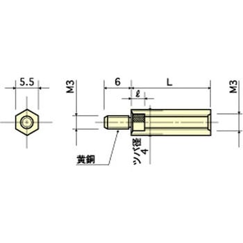 ジュラコン(R) スペーサー(六角) / BS-E RoHS2対応品 廣杉計器