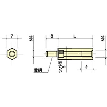 ジュラコン(R) スペーサー(六角) / BS-E RoHS2対応品 廣杉計器