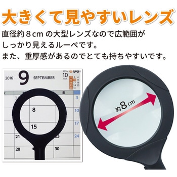 COB型LEDライト付きルーペ 平野商会