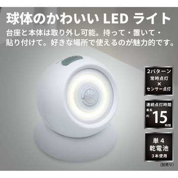 COB型LEDセンサーライト360° 平野商会
