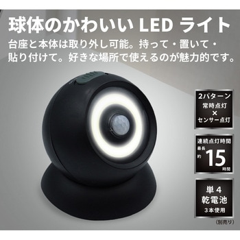 COB型LEDセンサーライト360° 平野商会