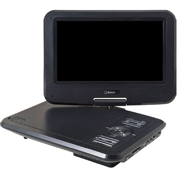 ポータブルDVDプレーヤー 4電源 CDリッピング機能 レジューム機能搭載 車載用ケース付き YAMAZEN(山善)