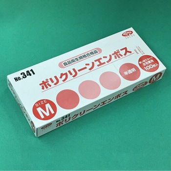 341-M �|���N���[���G���{�X �G�u�m LDPE(�ᖧ�x�|��)�� 100���� �������F �T�C�YM 1��(100��) 341-M 57157095