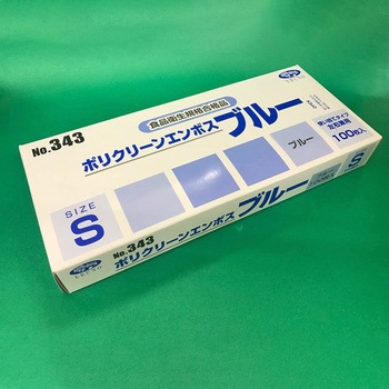 343-S �|���N���[���G���{�X �G�u�m LDPE(�ᖧ�x�|��)�� 100���� �u���[�F �T�C�YS 1��(100��) 343-S 57157165