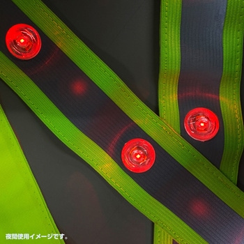 LEDスリムベスト グリーンクロス