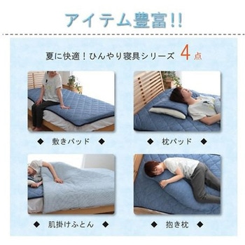 フリッシュ 寝具 肌掛け布団 ネイビー ブルー 185×185cm ダブル イケヒコ・コーポレーション