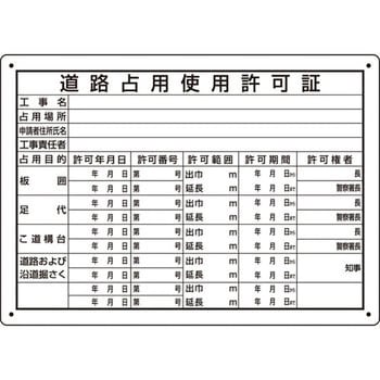 法令許可票 ユニット