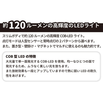 COB型LED2WAYセンサーライト 平野商会