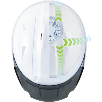 送風機内臓式ヘルメット AIR-REAL 進和化学工業(SHINWA)