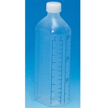 プリント目盛瓶 青目盛 300mL 40本入 シンリョウ