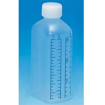 プリント目盛瓶 青目盛 150mL 100本入 シンリョウ