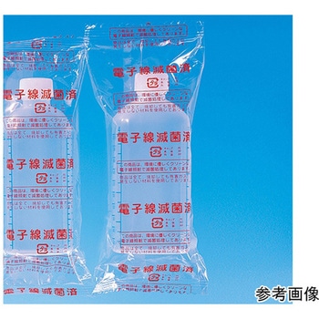 滅菌済 プリント目盛瓶 青目盛 200mL 80本入 シンリョウ