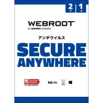 WEBROOT SecureAnywhereアンチウィルス2年1台版 WEBROOT