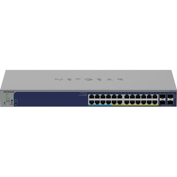 GS728TXUP ギガ24P SFP+x4 PoE++クラウドスイッチ NETGEAR