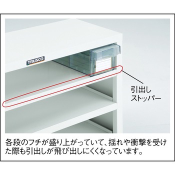 引出しユニット用枠VA型(引出しストッパー付) TRUSCO