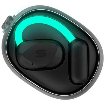 オープンイヤーANCイヤホン OPENEAR GLOW Black SOUL(ソウル)