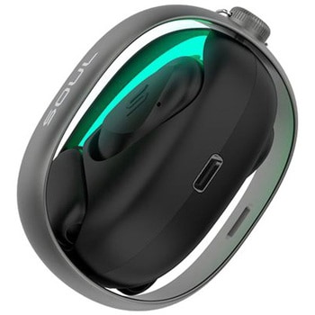 オープンイヤーANCイヤホン OPENEAR GLOW Black SOUL(ソウル)