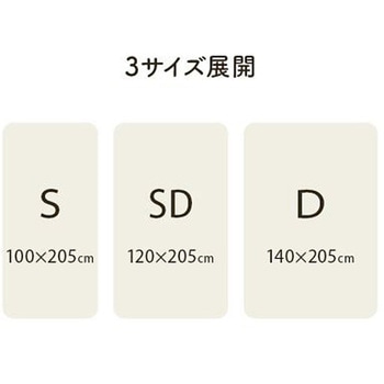 マスクロス 寝具 敷きパッド アイボリー 140×205cm ダブル イケヒコ・コーポレーション