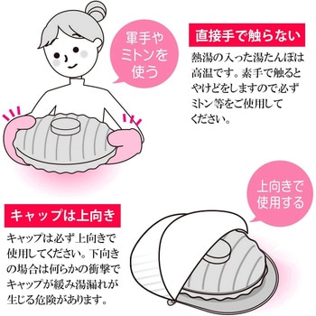 湯たんぽA 3．5L 和柄袋付 エンジ マルカ