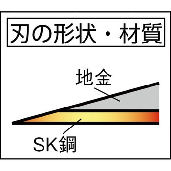 小鎌 鋼付 TRUSCO