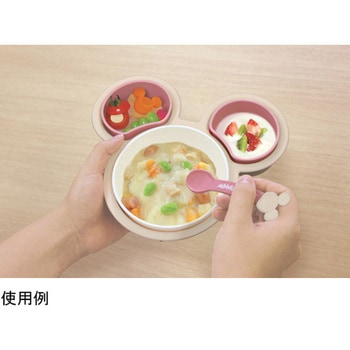 ミニーマウス片手で持てる離乳食パレット 錦化成