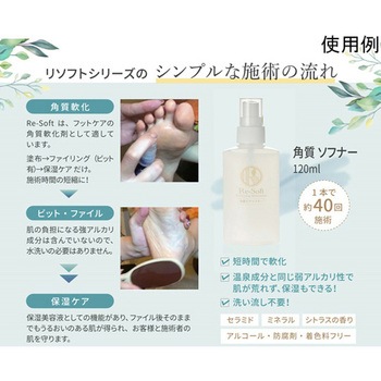 リソフト 角質ケアローション 120mL コンフェスタ