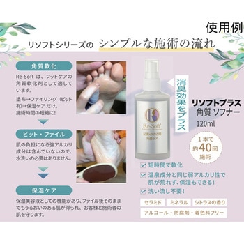 リソフトプラス 角質ケアローション 120mL コンフェスタ