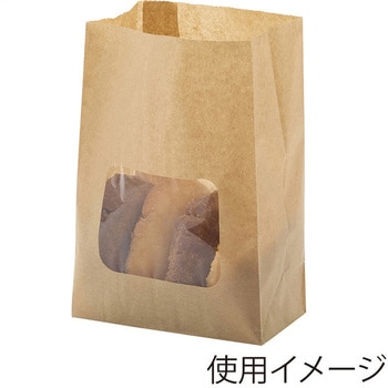 NF(ノンフッ素) 窓付耐油角底袋 HEIKO