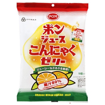 日本橋菓房 ポンジュースこんにゃくゼリー 144gx15 雪国アグリ