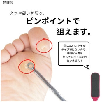 ローロ ピンポイント角質やすり Rooro