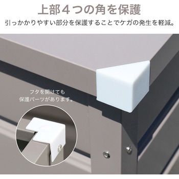 鍵付きコンテナ収納ボックス ストッカー 大容量250L SIS