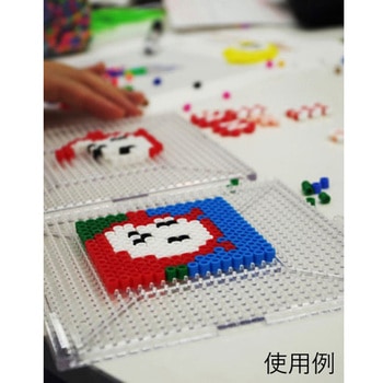 アイロンビーズ コンテナ入り12，000pcs． 6セット 創&遊