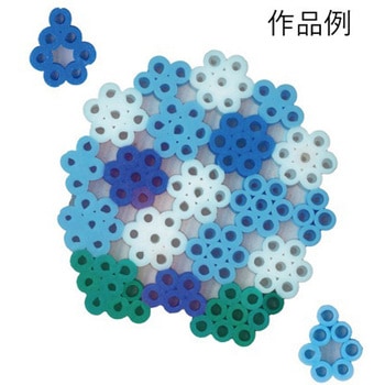 アイロンビーズ コンテナ入り12，000pcs． 6セット 創&遊