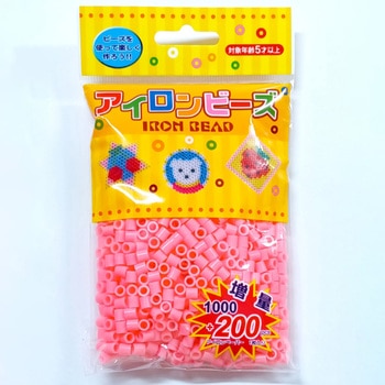 アイロンビーズ ペールピンク 12セット 創&遊